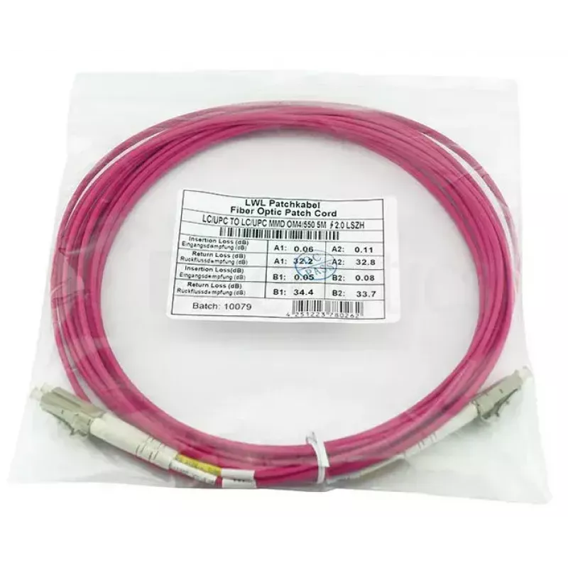Cabo de fibra ótica InfiniBand BlueOptics QK736A-BO 30 m LC violeta