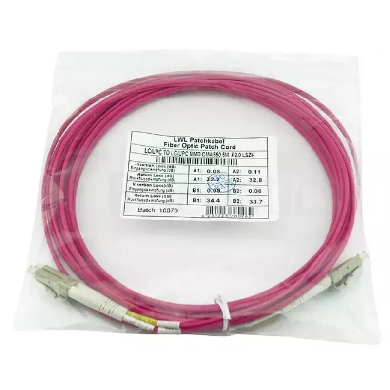 Cabo de fibra ótica InfiniBand BlueOptics QK737A 50 m LC OM4