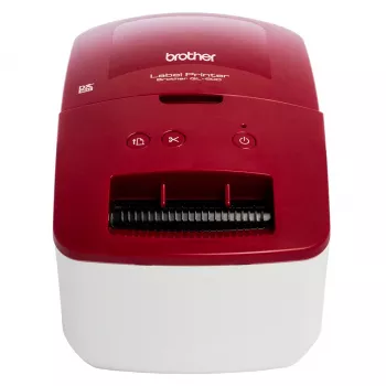 Impressora de etiquetas Brother QL-600RXX1 transferência térmica 300 x 600 DPI 71 mm/seg com fios DK