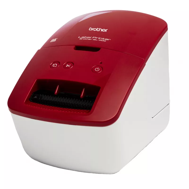 Impressora de etiquetas Brother QL-600RXX1 transferência térmica 300 x 600 DPI 71 mm/seg com fios DK