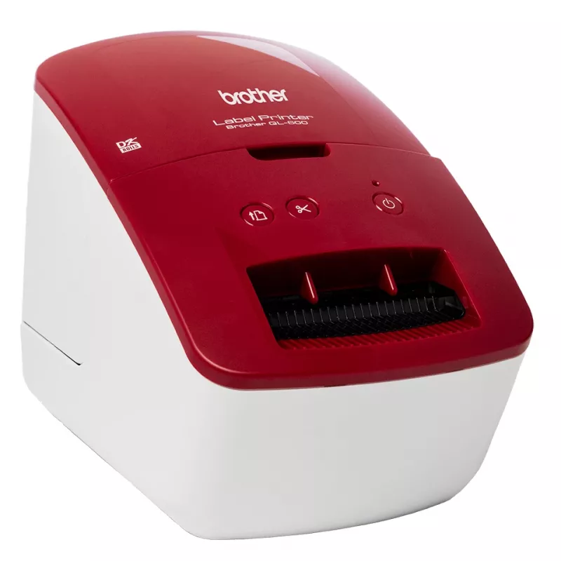 Impressora de etiquetas Brother QL-600RXX1 transferência térmica 300 x 600 DPI 71 mm/seg com fios DK
