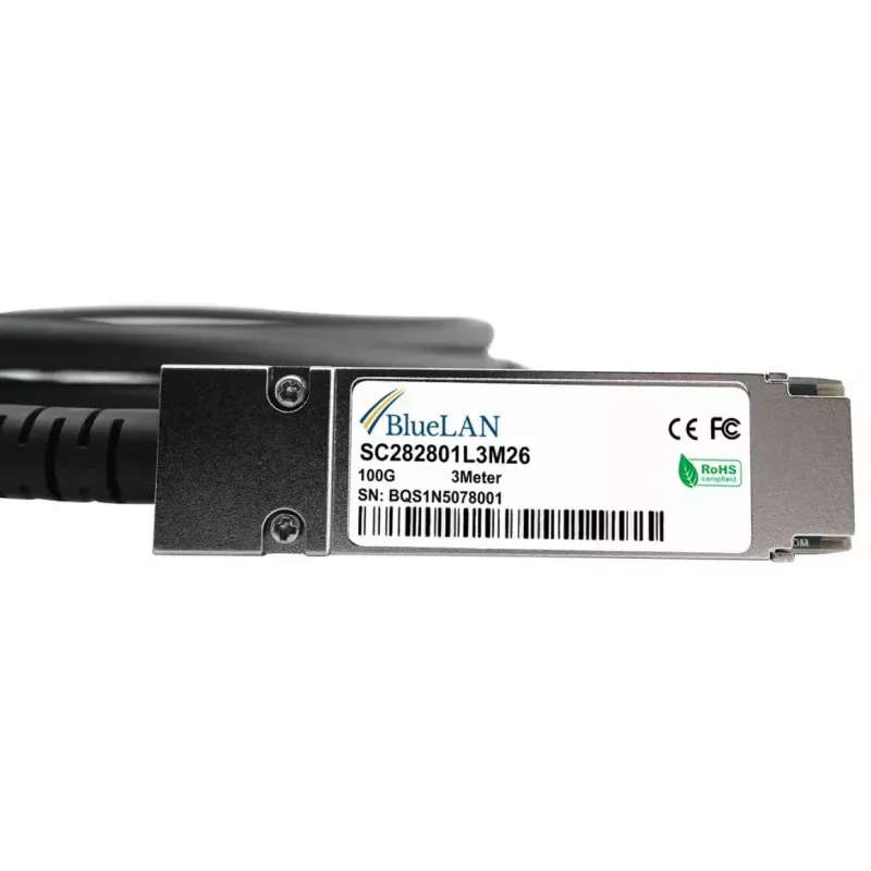 Cabo DAC QSFP28 BlueOptics QSFP28-DAC-2M-BC 2m ficha
