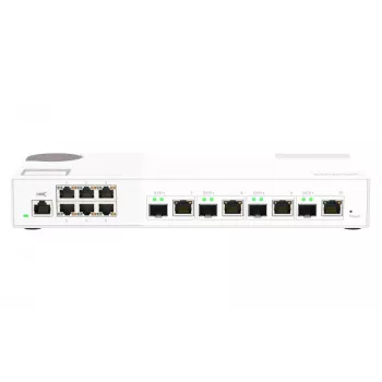Switch de rede QNAP QSW-M2106-4C gerido L2 2,5G Ethernet (100/1000/2500) branco