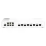 Switch de rede QNAP QSW-M2106-4C gerido L2 2,5G Ethernet (100/1000/2500) branco