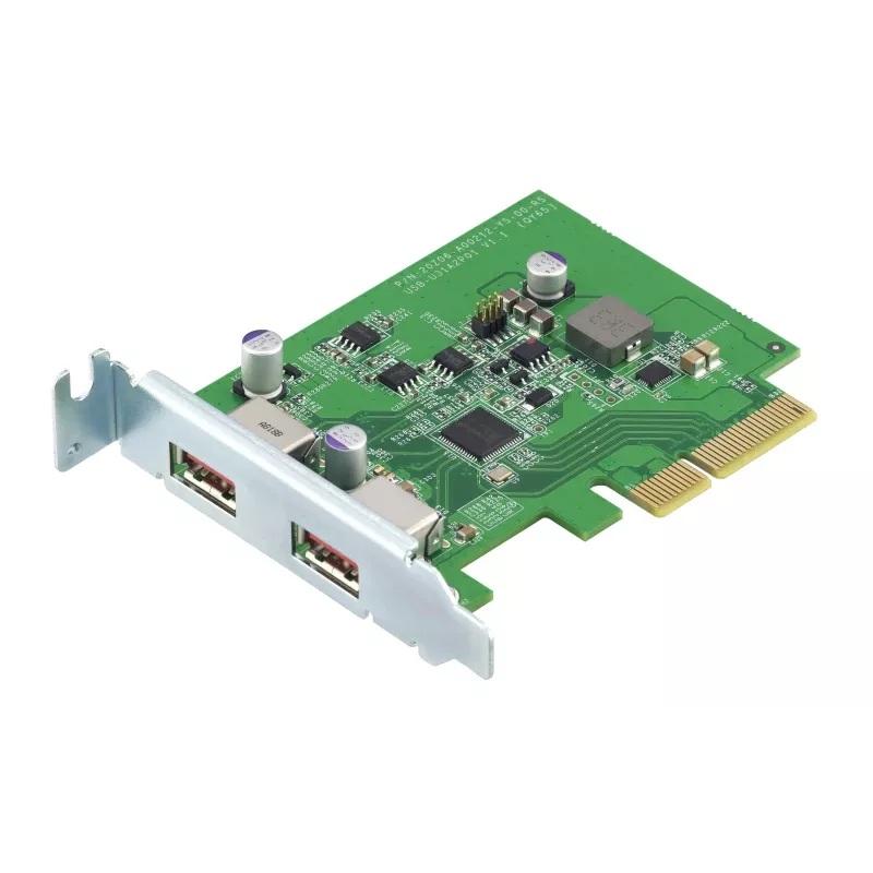 Placa de interface/adaptador QNAP QXP-10G2U3A interno USB 3.2 Gen 2 (3.1 Gen 2)