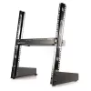 Rack de servidor de secretária StarTech.com 2 postes 12U, rack de computador aberto pequeno de 19 polegadas, rack de rede compacto para equipamento AV/estúdio/dados/IT – rack de dois postes autónomo para aplicações domésticas/de escritório