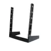 Rack de servidor de secretária StarTech.com 2 postes 12U, rack de computador aberto pequeno de 19 polegadas, rack de rede compacto para equipamento AV/estúdio/dados/IT – rack de dois postes autónomo para aplicações domésticas/de escritório