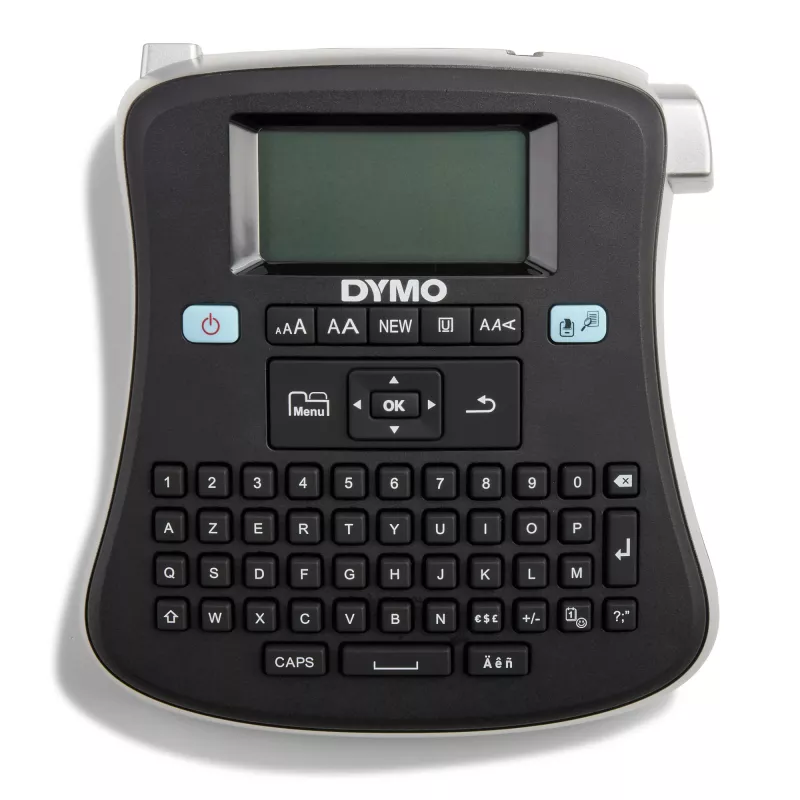 DYMO LabelManager ® ™ 210D - AZERTY, D1, transferência térmica, 180 x 180 DPI, 12 mm/s, preto, prateado