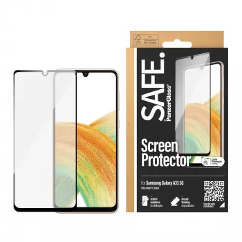 Película de Proteção de Ecrã PanzerGlass SAFE para Samsung Galaxy A33 5G, resistente a riscos, resistente a impactos
