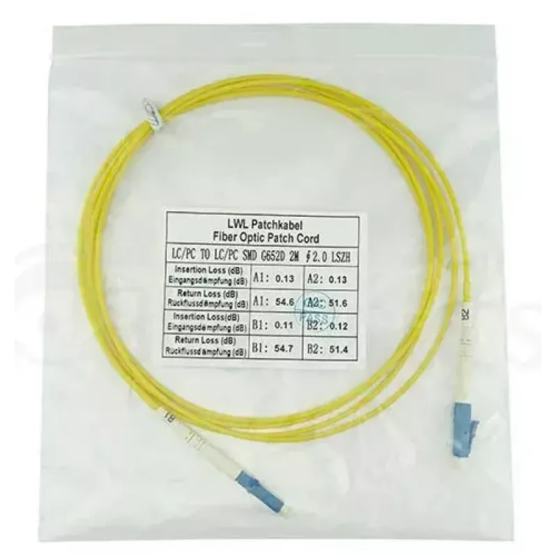 Cabo de fibra ótica InfiniBand BlueOptics SFP2121BU30MK 30 m LC amarelo
