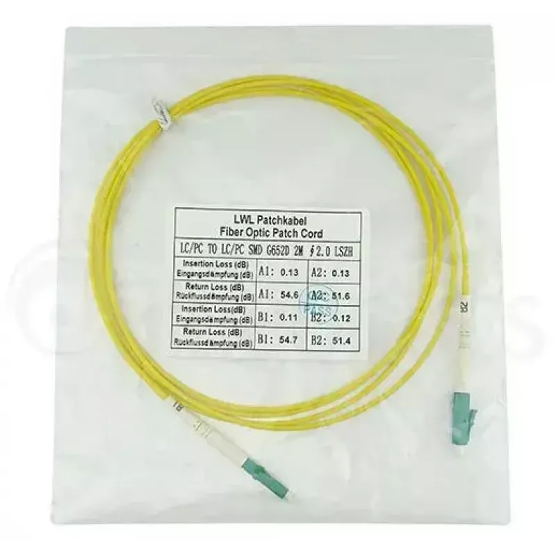 Cabo de fibra ótica InfiniBand BlueOptics SFP2121BU3MM 3 m LC amarelo