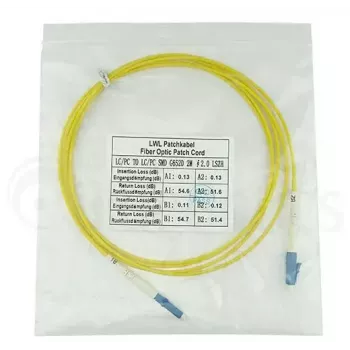 Cabo de fibra ótica InfiniBand BlueOptics SFP2121BU50MK 50 m LC amarelo