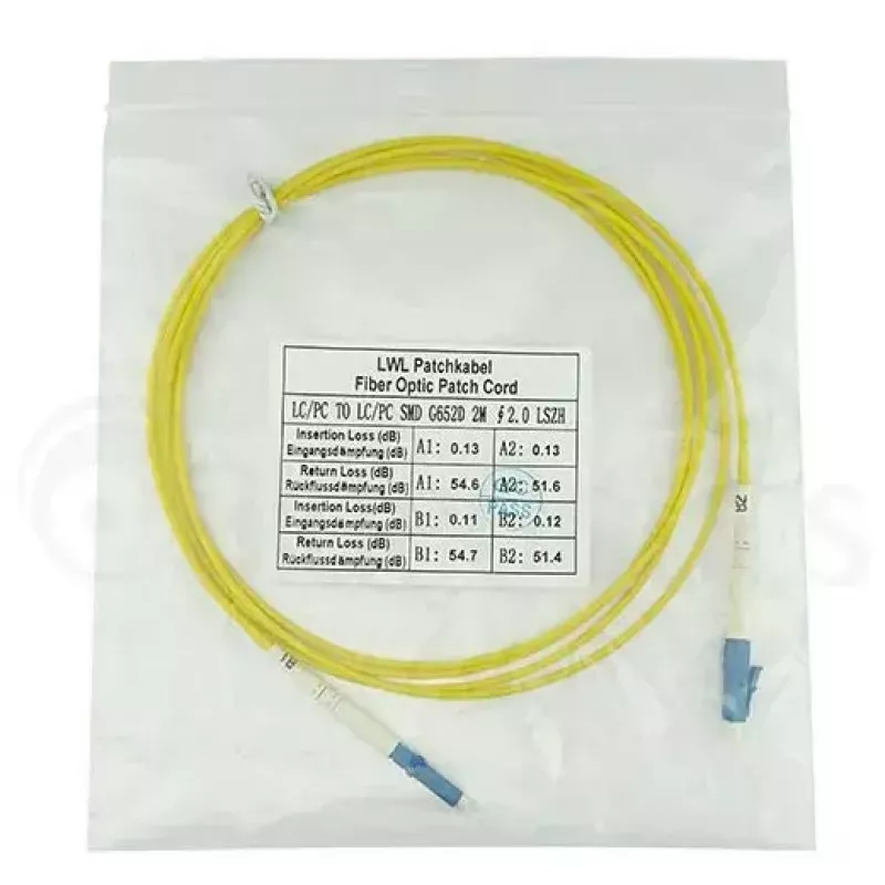 Cabo de fibra ótica InfiniBand BlueOptics SFP2121BU50MK 50 m LC amarelo