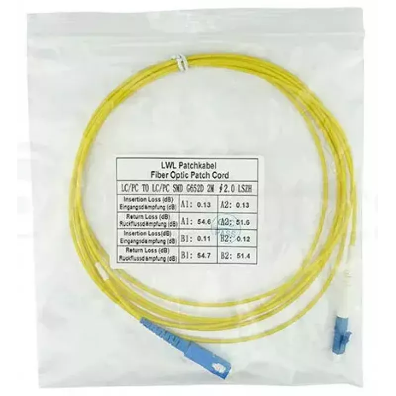 Cabo de fibra ótica InfiniBand BlueOptics SFP2122BU2MK 2 m LC SC