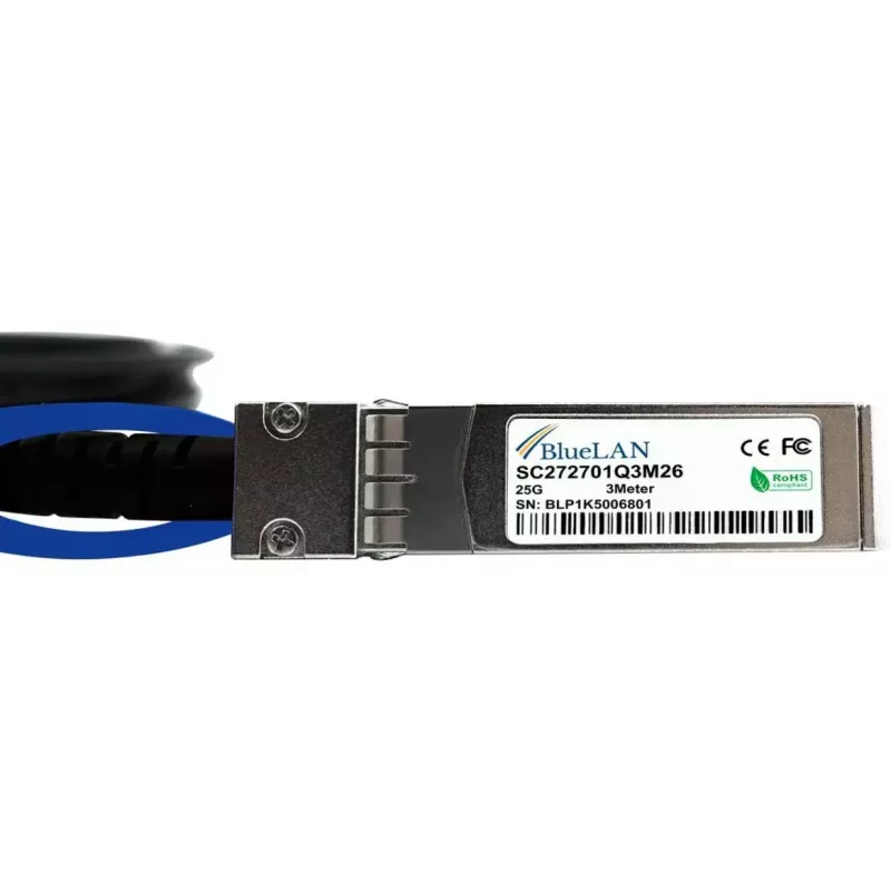 Cabo SFP28-DAC BlueOptics SFP28-DAC-1M-ZY-BL 1 m conector fêmea SFP28