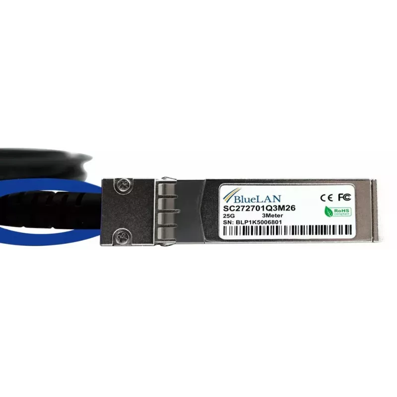 Cabo DAC SFP28 BlueOptics SFP28-DAC-3M-HU 3 m conector macho