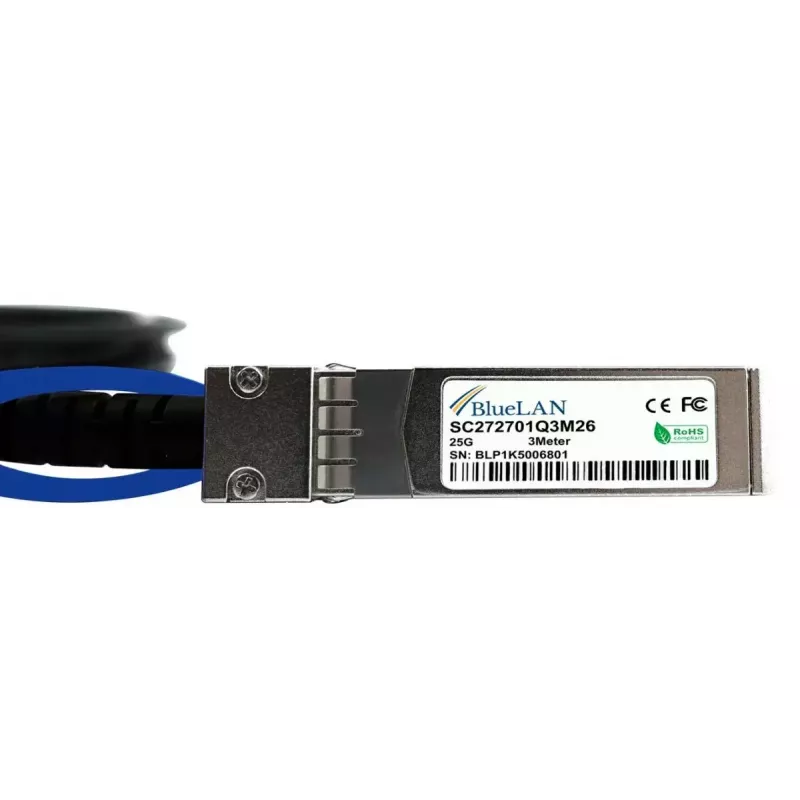 Cabo DAC SFP28 BlueOptics SFP28-DAC-3M-IB-BL 3 m macho/macho