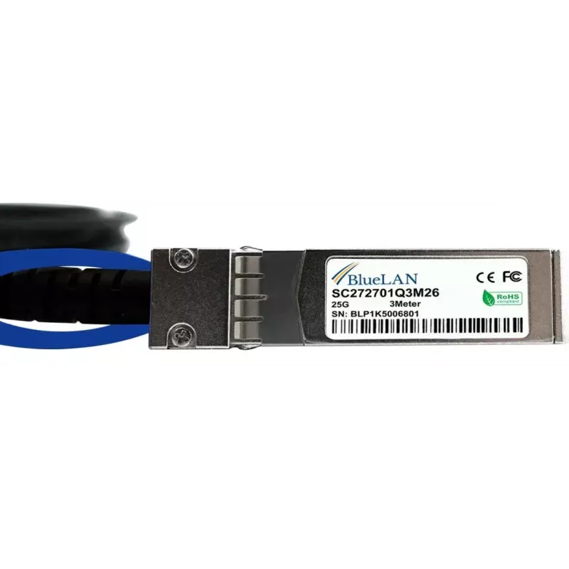 Cabo DAC SFP28 BlueOptics SFP28-DAC-3M-LO-BL 3 m macho/macho