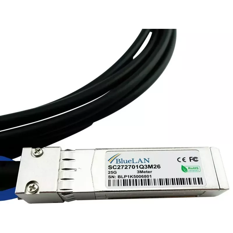 Cabo DAC SFP28 BlueOptics SFP28-DAC-3M-NG-BL, 3 m, InfiniBand