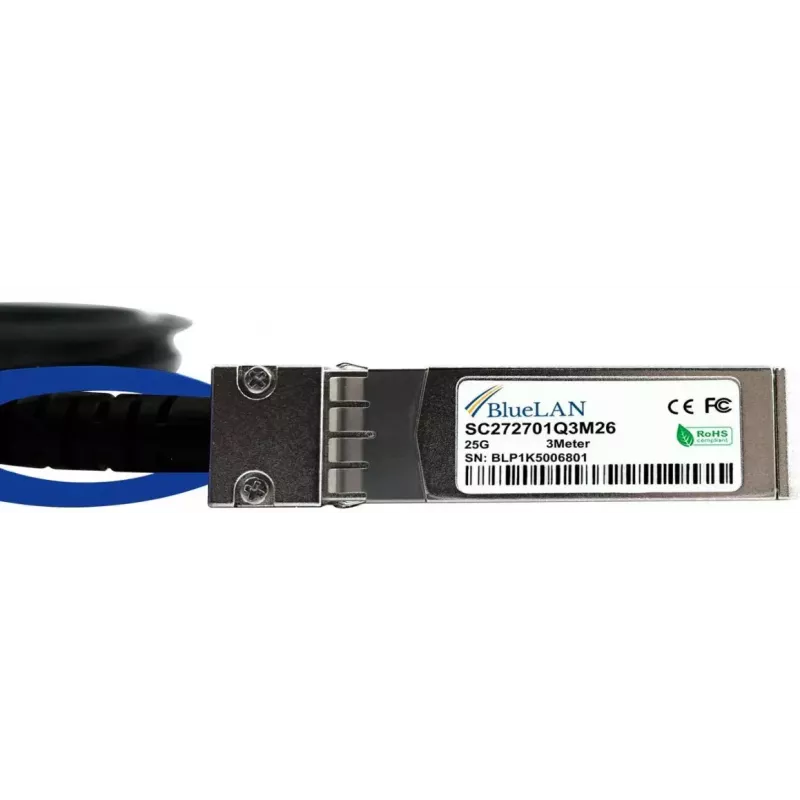 Cabo DAC SFP28 BlueOptics SFP28-DAC-3M-SS 3 m macho/macho