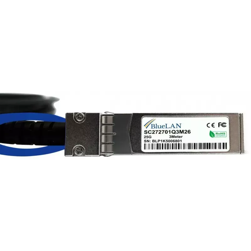 Cabo DAC SFP28 BlueOptics SFP28-DAC-3M-ZY 3 m macho/macho