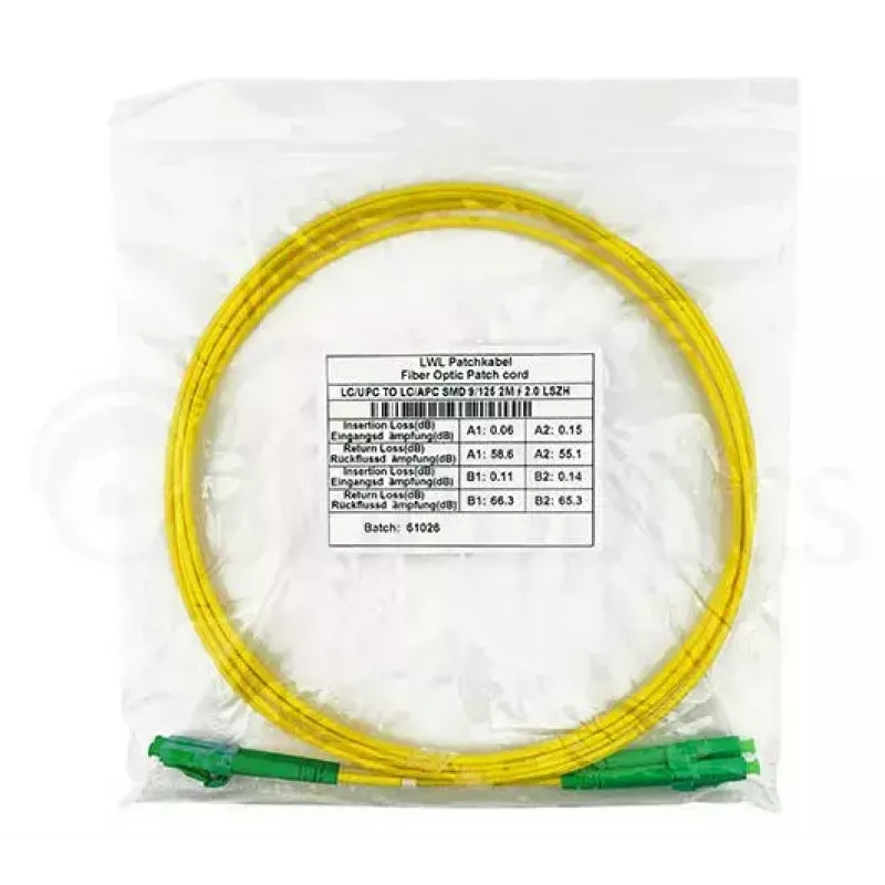 Cabo de fibra ótica InfiniBand BlueOptics SFP3131BU15MM 15 m LC amarelo