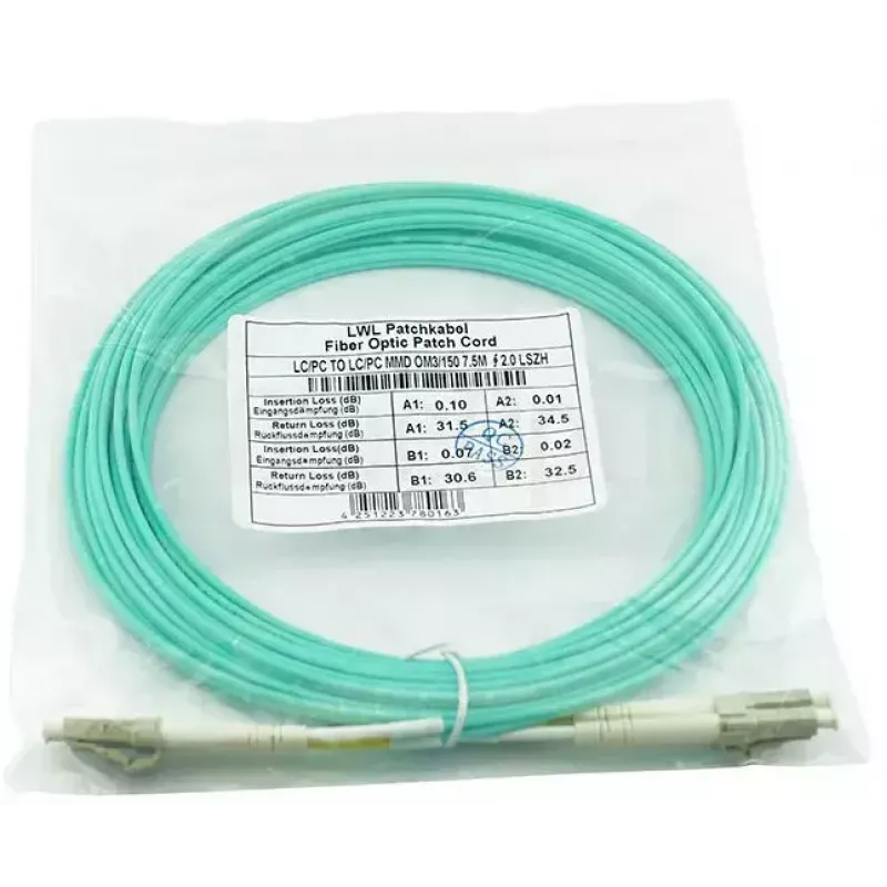Cabo de fibra ótica InfiniBand BlueOptics SFP3131EU20MK 20 m LC aqua