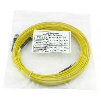 Cabo de fibra ótica InfiniBand BlueOptics SFP3333BU2MK 2 m ST amarelo