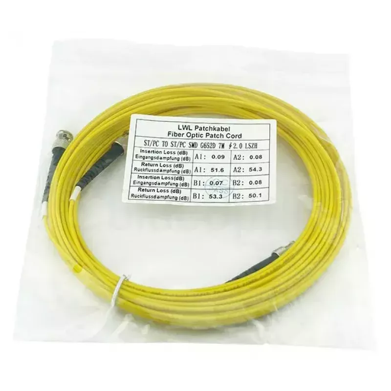 Cabo de fibra ótica InfiniBand BlueOptics SFP3333BU2MK 2 m ST amarelo