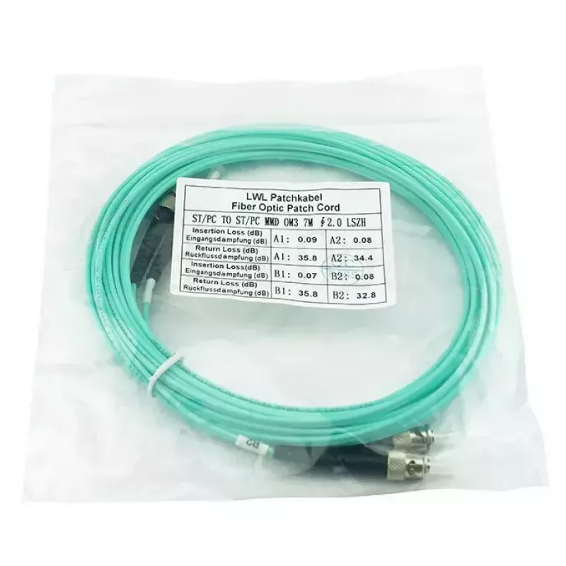 Cabo de fibra ótica InfiniBand BlueOptics SFP3333EU50MK 50 m ST aqua
