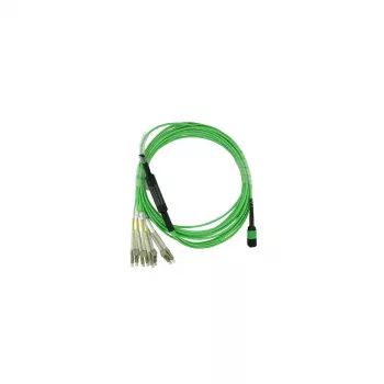 Cabo de fibra ótica BlueOptics SFP5141GU10MKB MPO 4x LC OM5 10 m lima