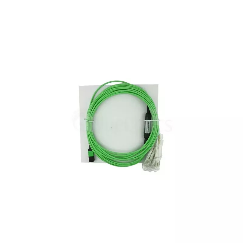 Cabo de fibra ótica BlueOptics SFP5141GU1MKB MPO 4x LC OM5 1 m lima