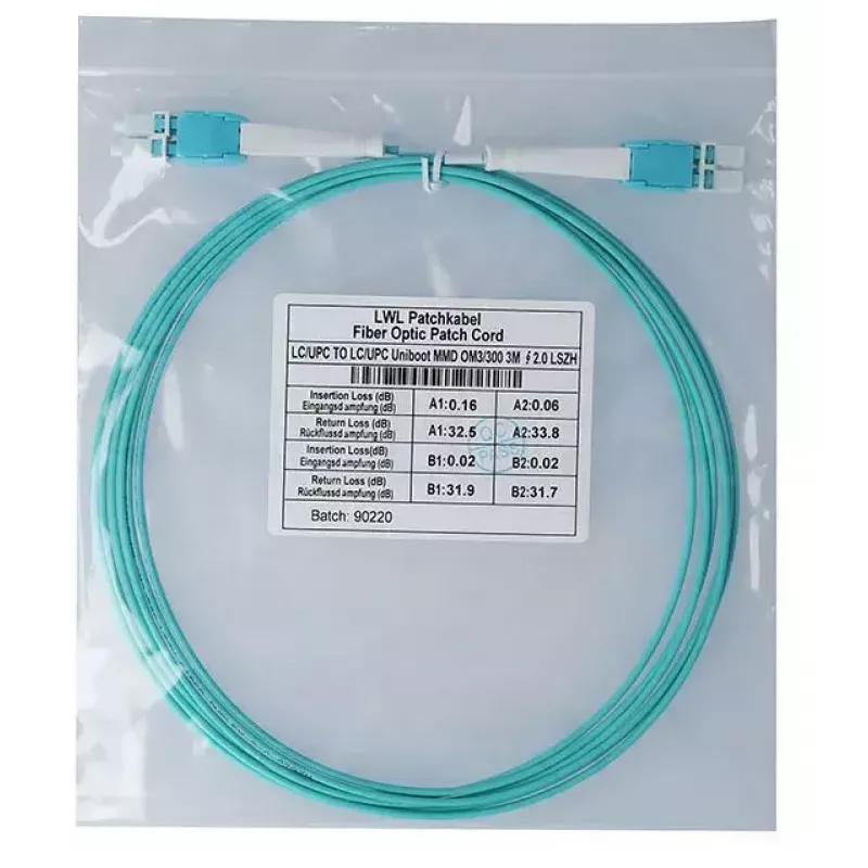 Cabo de fibra ótica InfiniBand BlueOptics SFP8181EU5MK 5 m LC aqua