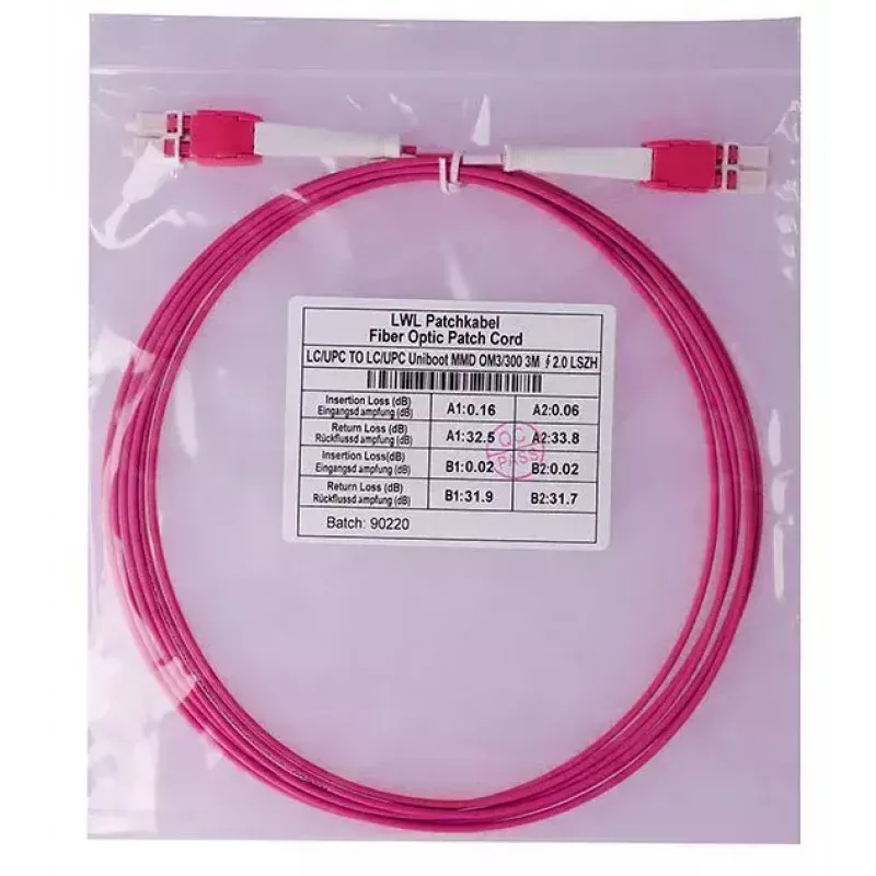 Cabo de fibra ótica InfiniBand BlueOptics SFP8181FU2MK 2 m LC OM4