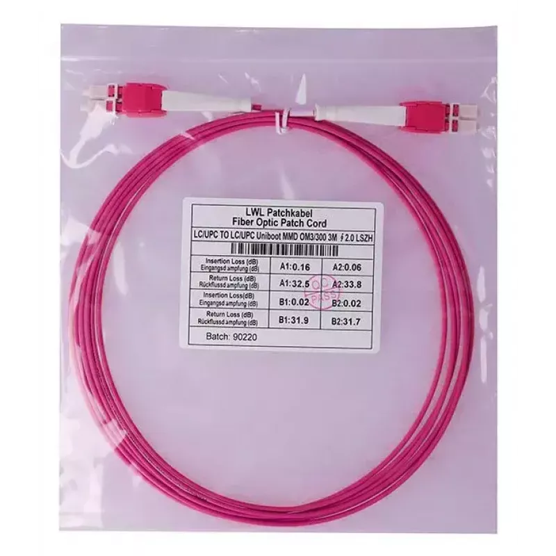 Cabo de fibra ótica InfiniBand BlueOptics SFP8181FU5MK 5 m LC OM4