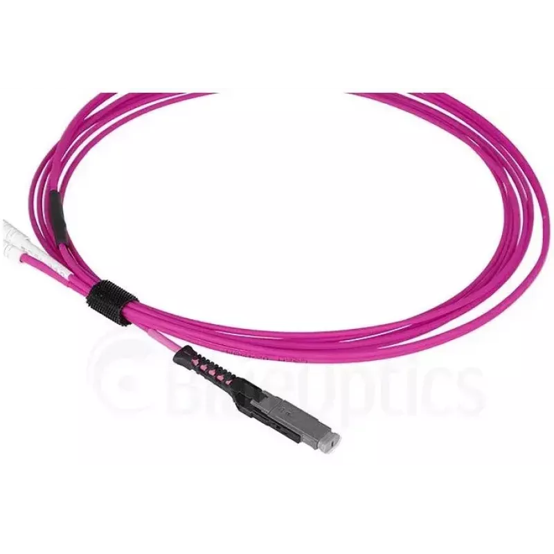 Cabo de fibra ótica BlueOptics SFP9231FU1MK MDC LC OM4 1 m magenta