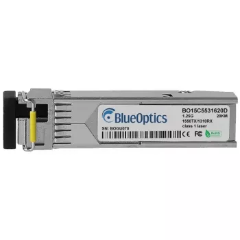 Módulo transceptor SFP BlueOptics SFP-BXD53-20KM-MR-BO fibra ótica 1250 Mbit/s