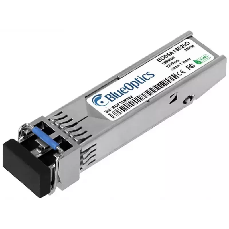 Módulo transceptor SFP BlueOptics SFP-FAST-SM/LC-BO fibra ótica conector macho LC