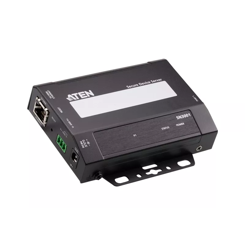 ATEN servidor de dispositivos seguro 1 porta RS-232 com 10/100Base-T(X)