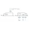ATEN SN3001P servidor de dispositivos seguro de 1 porta RS-232 com PoE, LAN de 100 Mbit