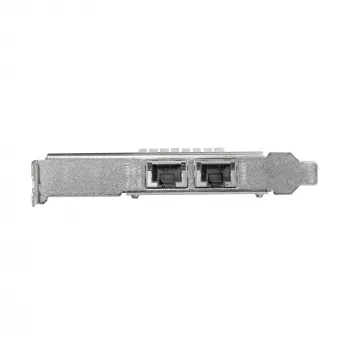 Placa adaptadora de rede PCIe de porta dupla 10G StarTech.com - adaptador de interface de rede Intel-X550AT 10GBASE-T e NBASE-T PCI Express 10/5/2.5/1GbE Multi-Gigabit Ethernet placa NIC LAN de 5 velocidades