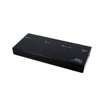 Splitter de vídeo DVI de 2 portas com áudio StarTech.com – DVI, 2x DVI, 1920 x 1200 píxeis, preto, alumínio, 10 m