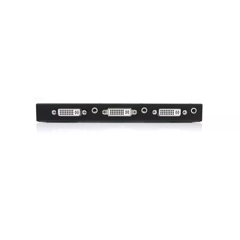 Splitter de vídeo DVI de 2 portas com áudio StarTech.com – DVI, 2x DVI, 1920 x 1200 píxeis, preto, alumínio, 10 m