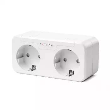 Tomada inteligente Satechi ST-HK2OAW-EU interior branco com fios sem fios