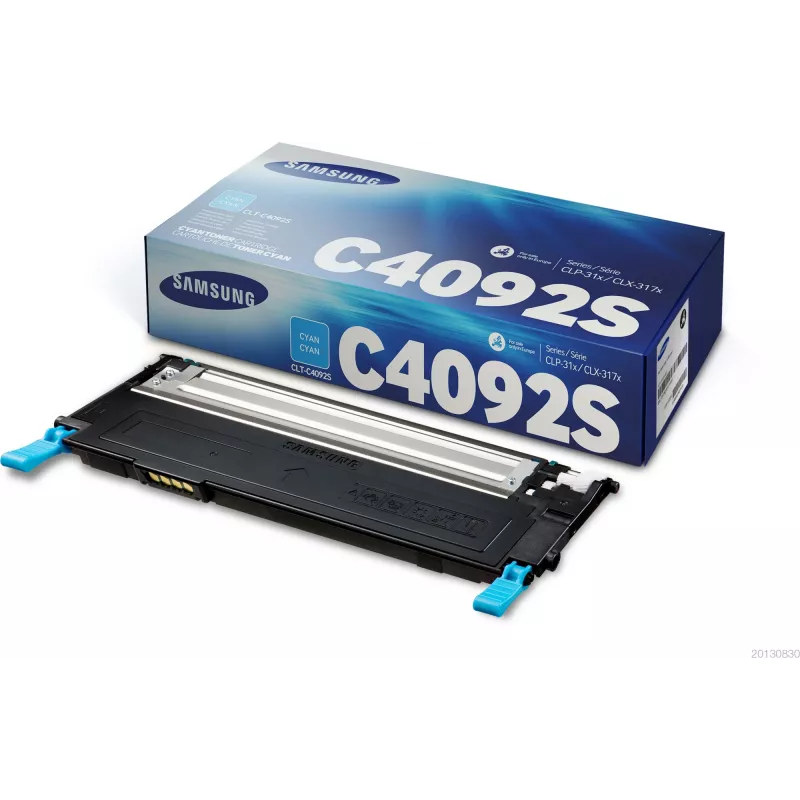 Cartucho de toner Samsung CLT-C4092S ciano, 1000 páginas, 1 unid.