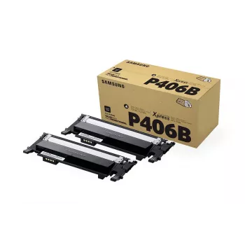 Cartucho de toner Samsung CLT-P406B 2 unid. original preto