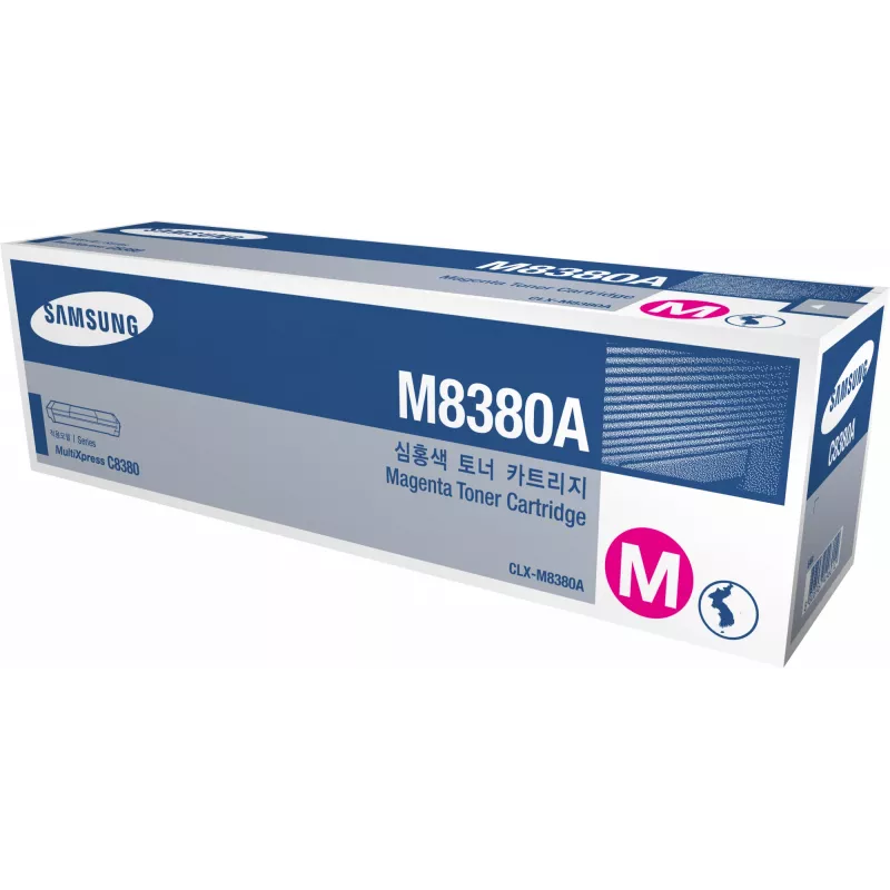 Toner Samsung CLX-M8380A magenta, 15000 páginas, 1 unid.