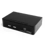 Comutador KVM USB DVI de 2 portas StarTech.com com áudio e hub USB 2.0