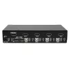 Comutador KVM USB DisplayPort de 4 portas StarTech.com com áudio, 3840 x 2400 píxeis, preto