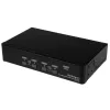 Comutador KVM USB DisplayPort de 4 portas StarTech.com com áudio, 3840 x 2400 píxeis, preto